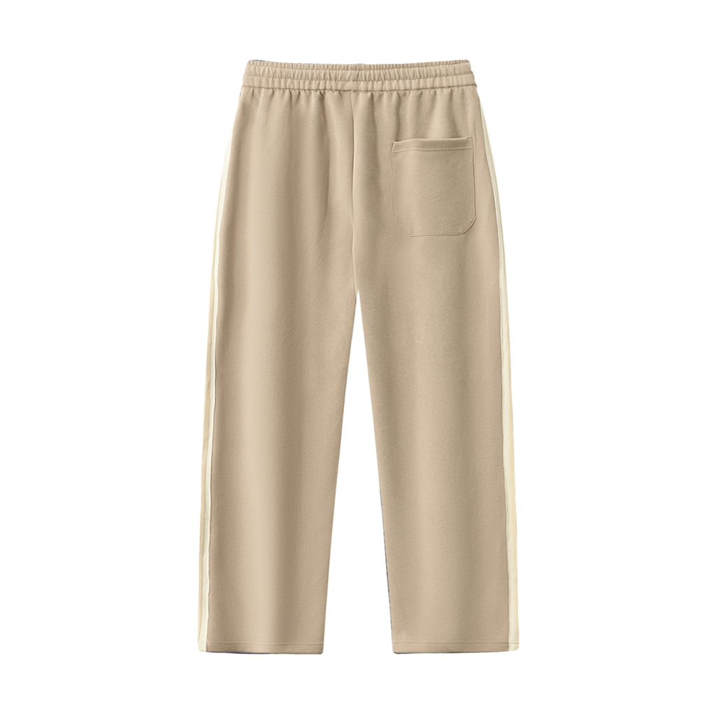 Contrast Side-Stripe Straight-Leg  Pants ODMPOD