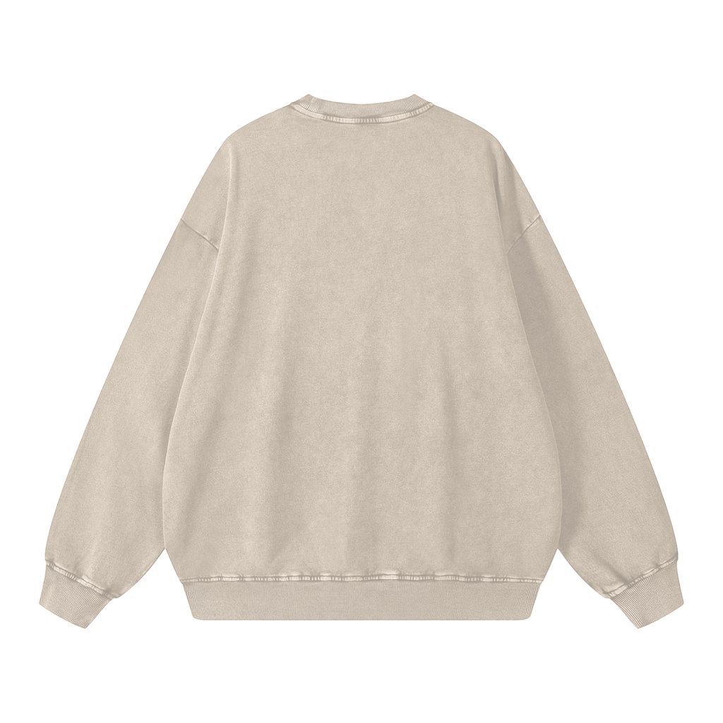 Snow Washed Oversized Sweatshirt ODMPOD