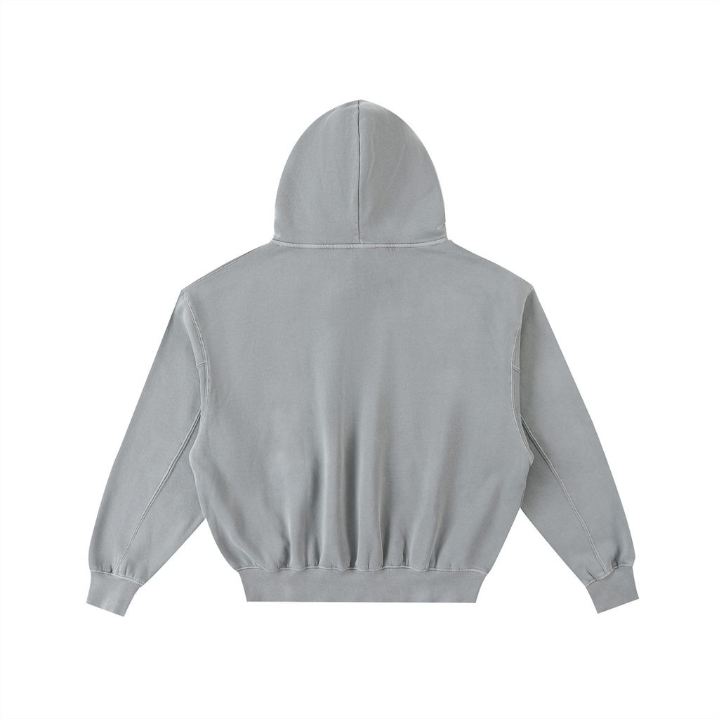 Frayed Enzyme Washed Fleece Hoodie ODMPOD