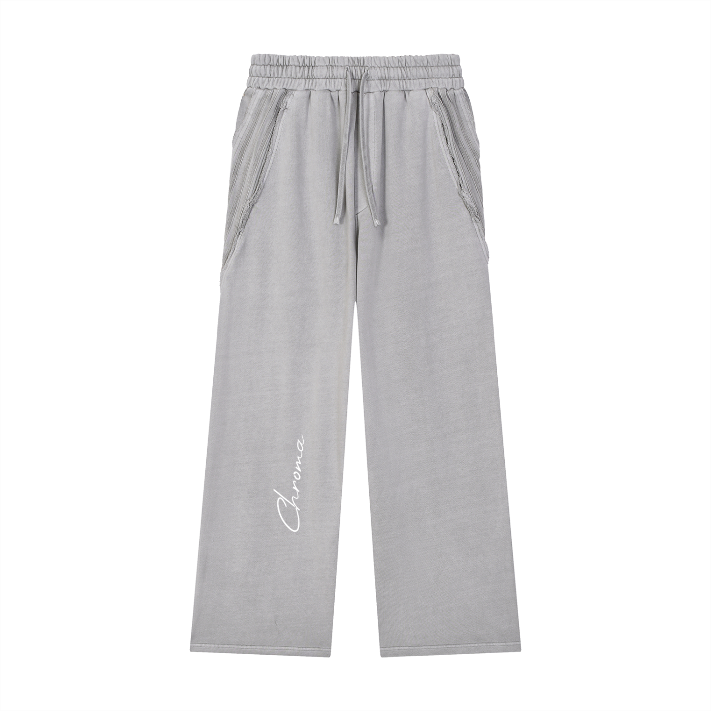 Snow Washed Tape Raw Edge Sweatpants ODMPOD