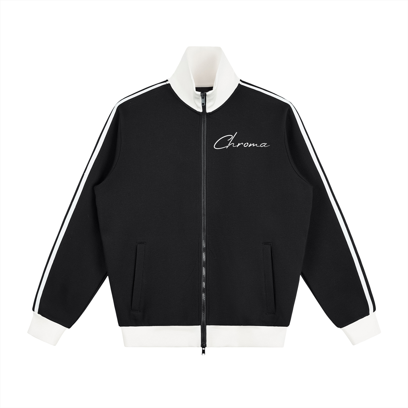 Contrast Side Stripe Fleece Track Jacket ODMPOD