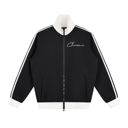 Contrast Side Stripe Fleece Track Jacket ODMPOD