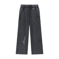 Snow Washed Tape Raw Edge Sweatpants ODMPOD