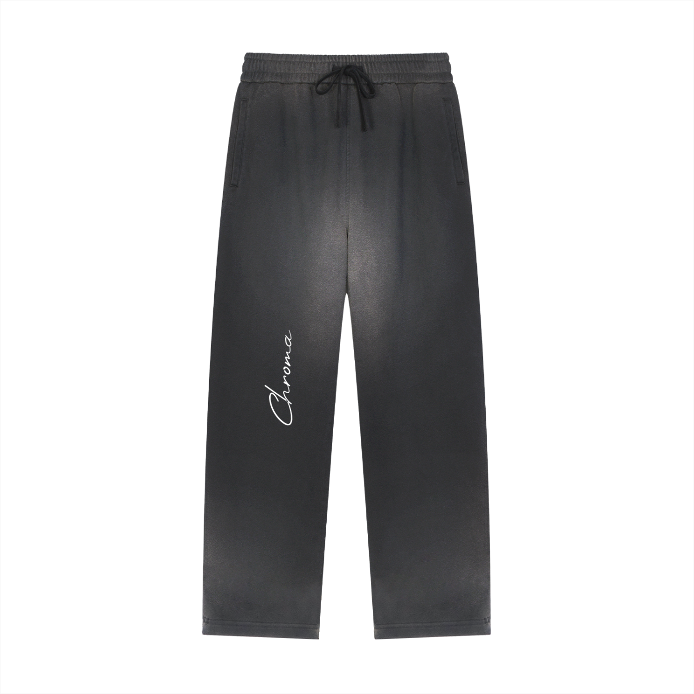 Sun Fade Raw Edge Straight-Leg Sweatpants ODMPOD