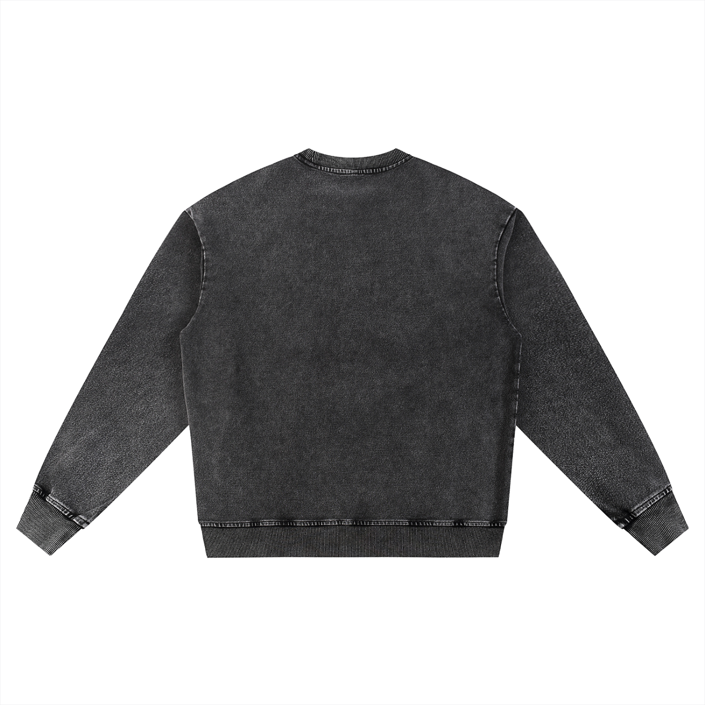 Snow Wash Oversized Crewneck Sweatshirt ODMPOD
