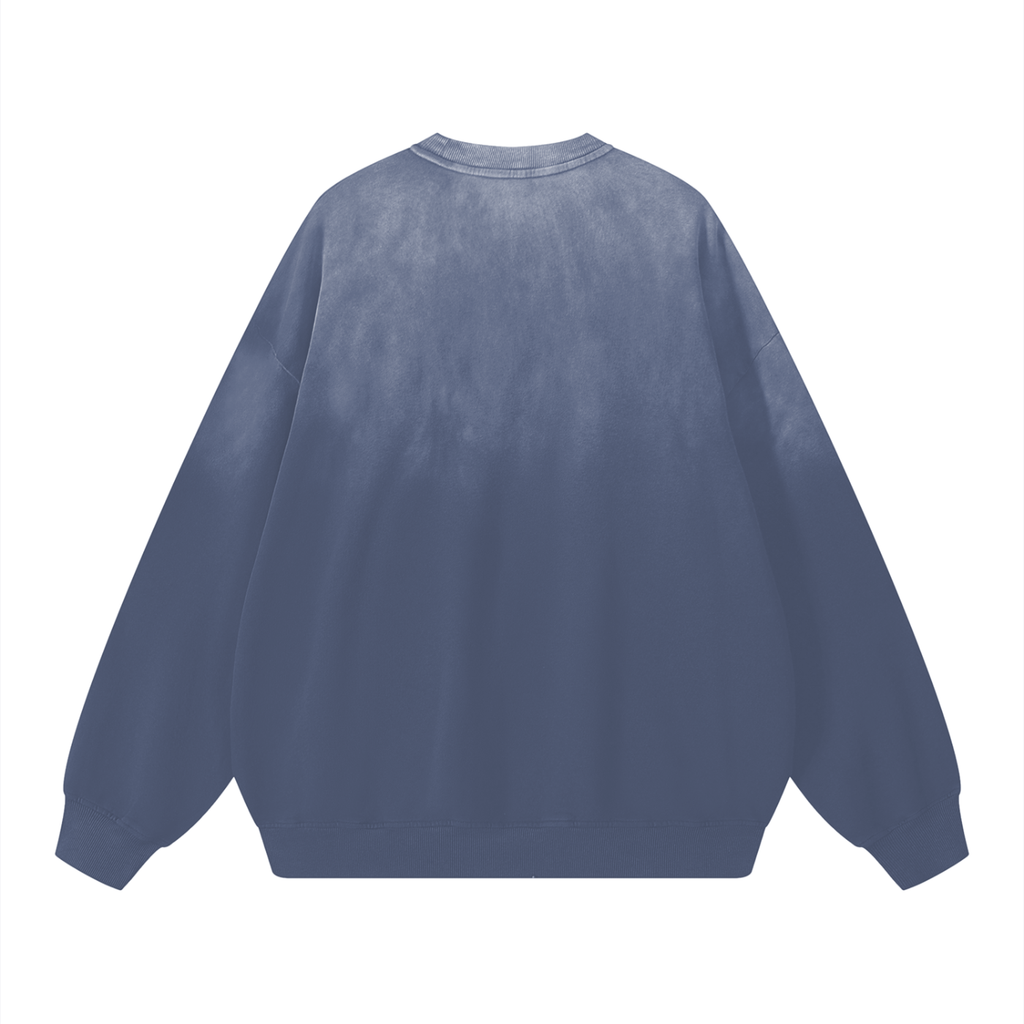Sunfade Drop-Shoulder Cotton Sweatshirt ODMPOD