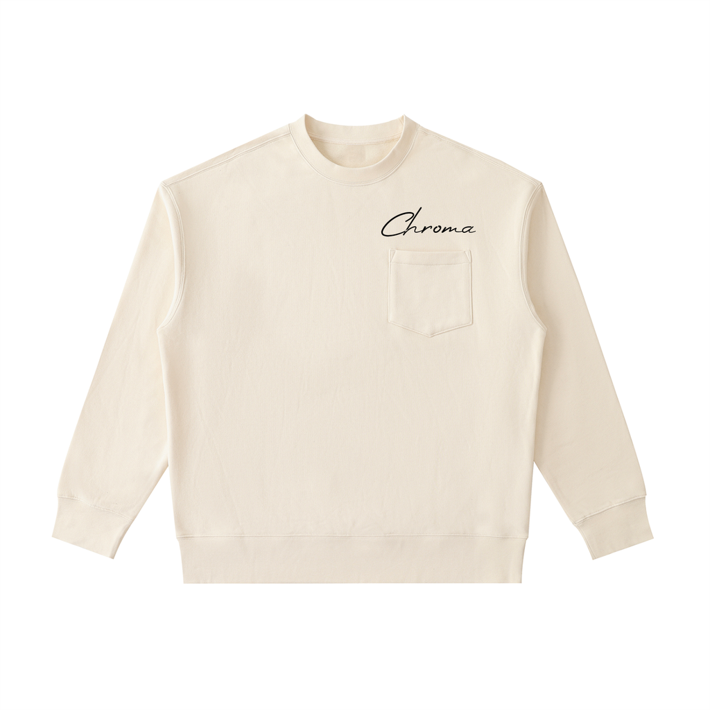 Heavyweight Patch Pocket Crewneck Sweatshirt ODMPOD