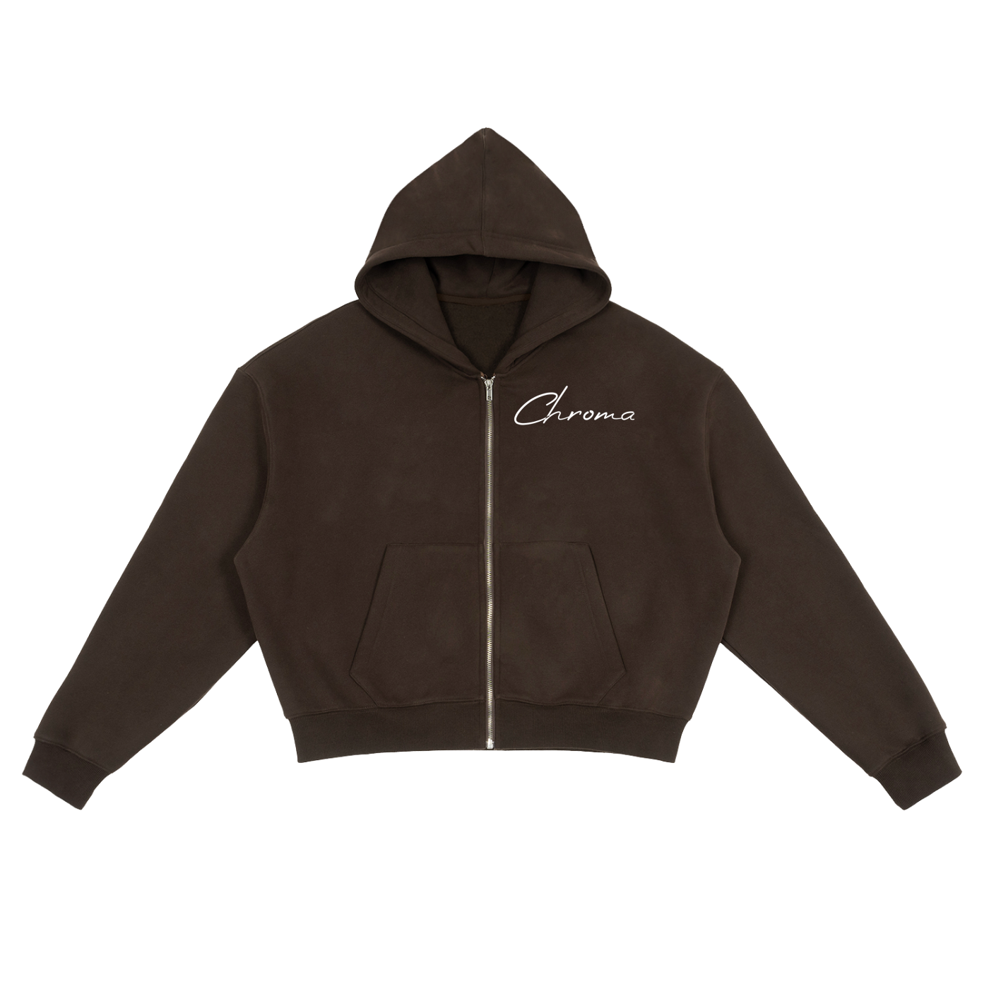 Fleece Zip-Up Boxy Hoodie ODMPOD