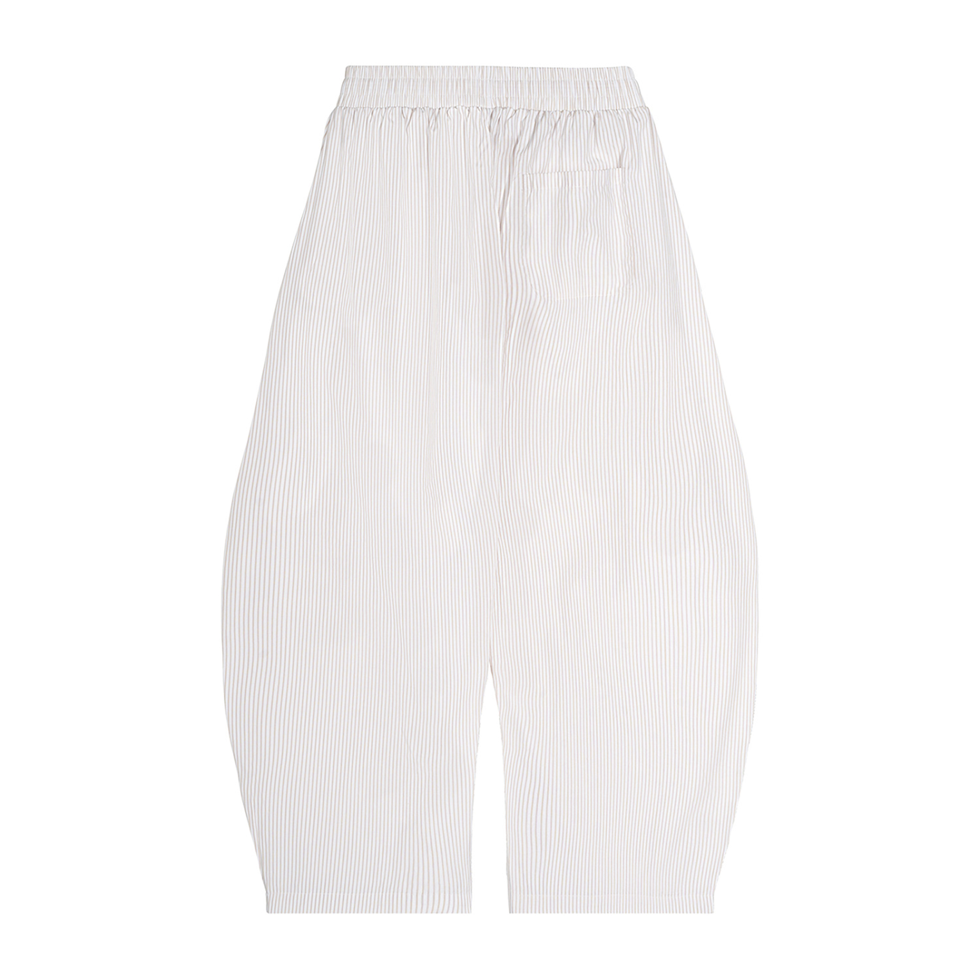 Vertical Stripe Drawstring Barrel Pants ODMPOD