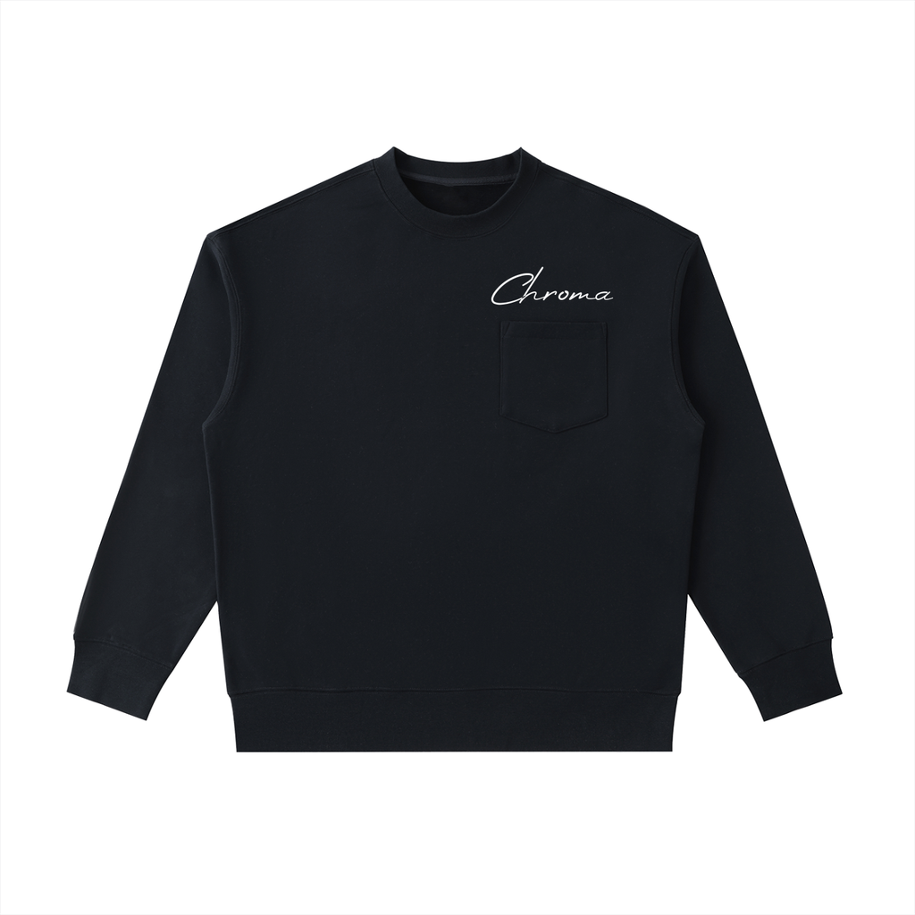 Heavyweight Patch Pocket Crewneck Sweatshirt ODMPOD