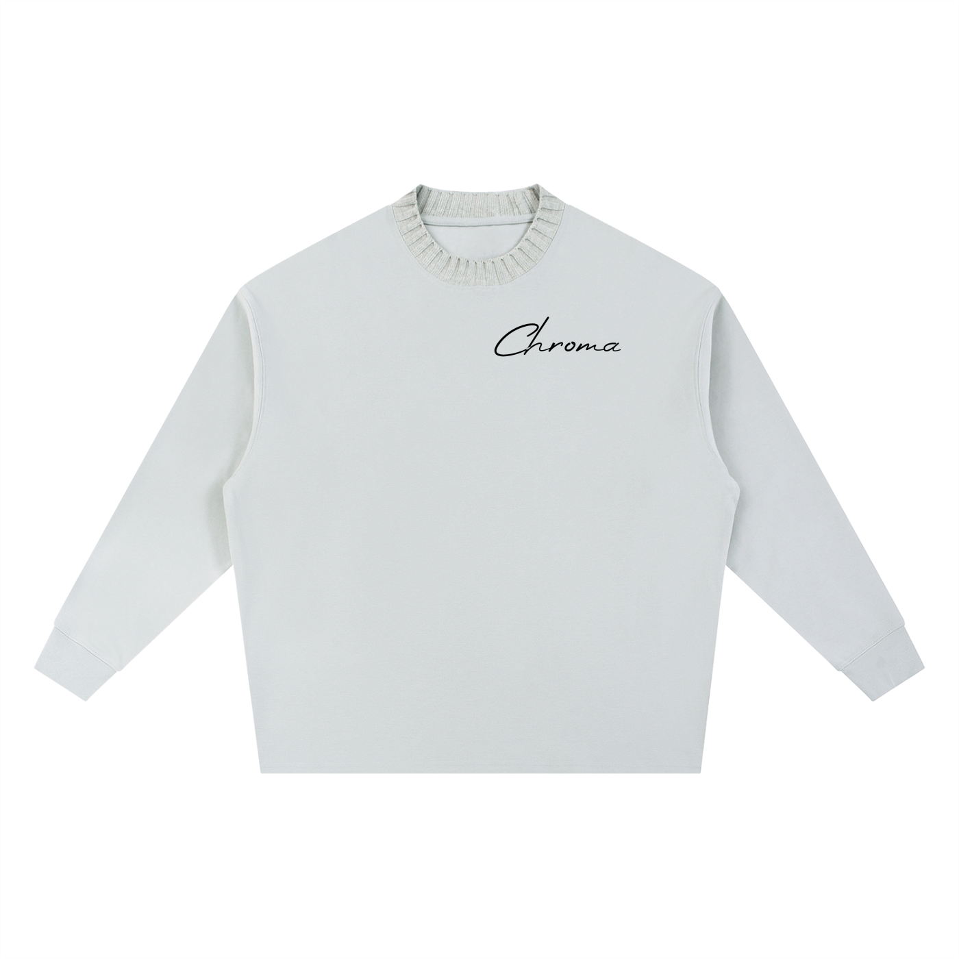 Knitted Round Neck Oversize Sweatshirt ODMPOD