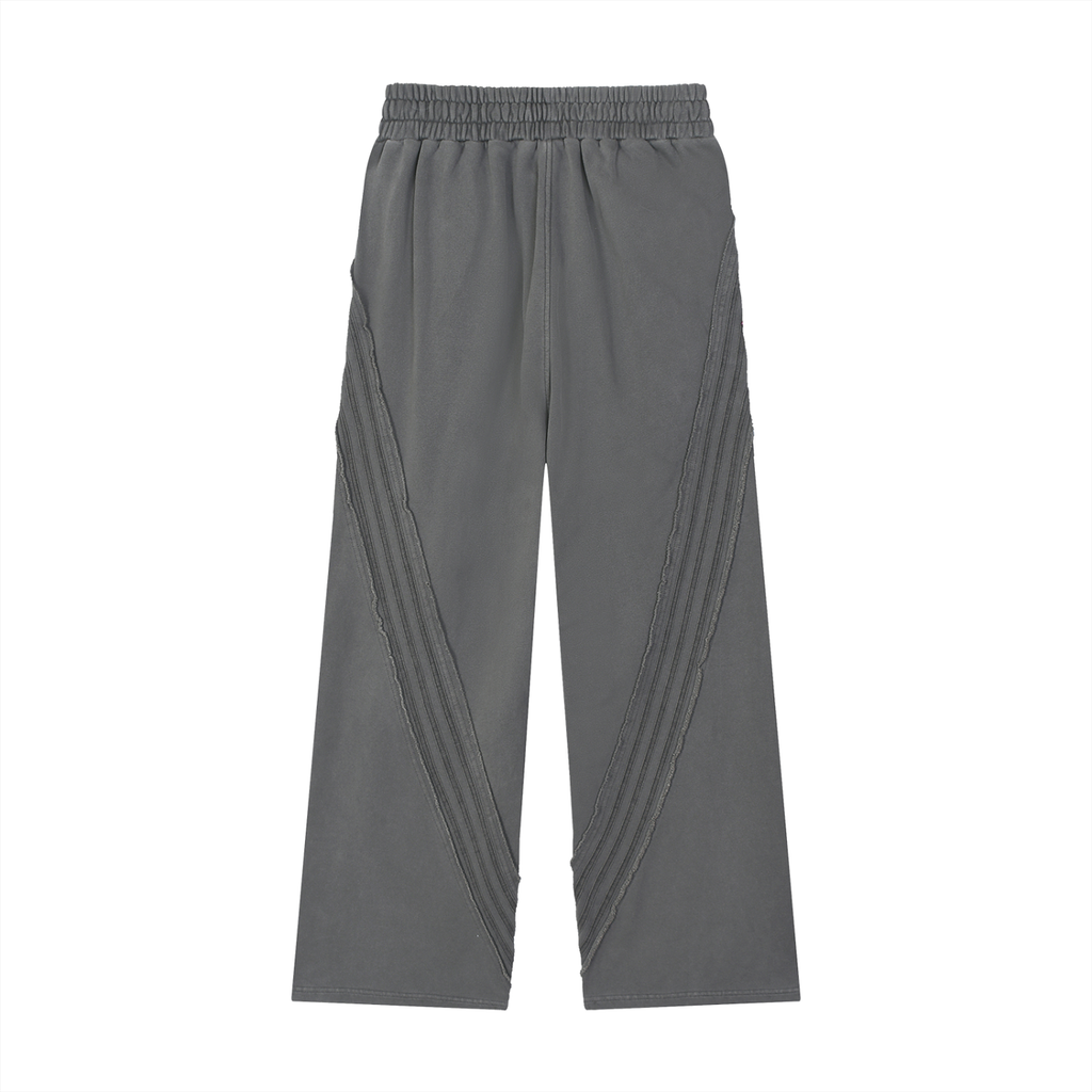 Snow Washed Tape Raw Edge Sweatpants ODMPOD