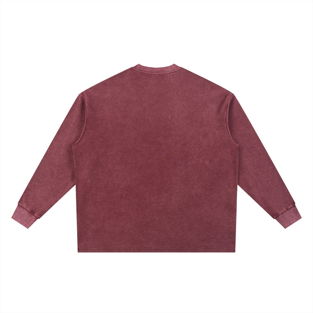 Mineral Wash Waffle Oversized T-Shirt ODMPOD