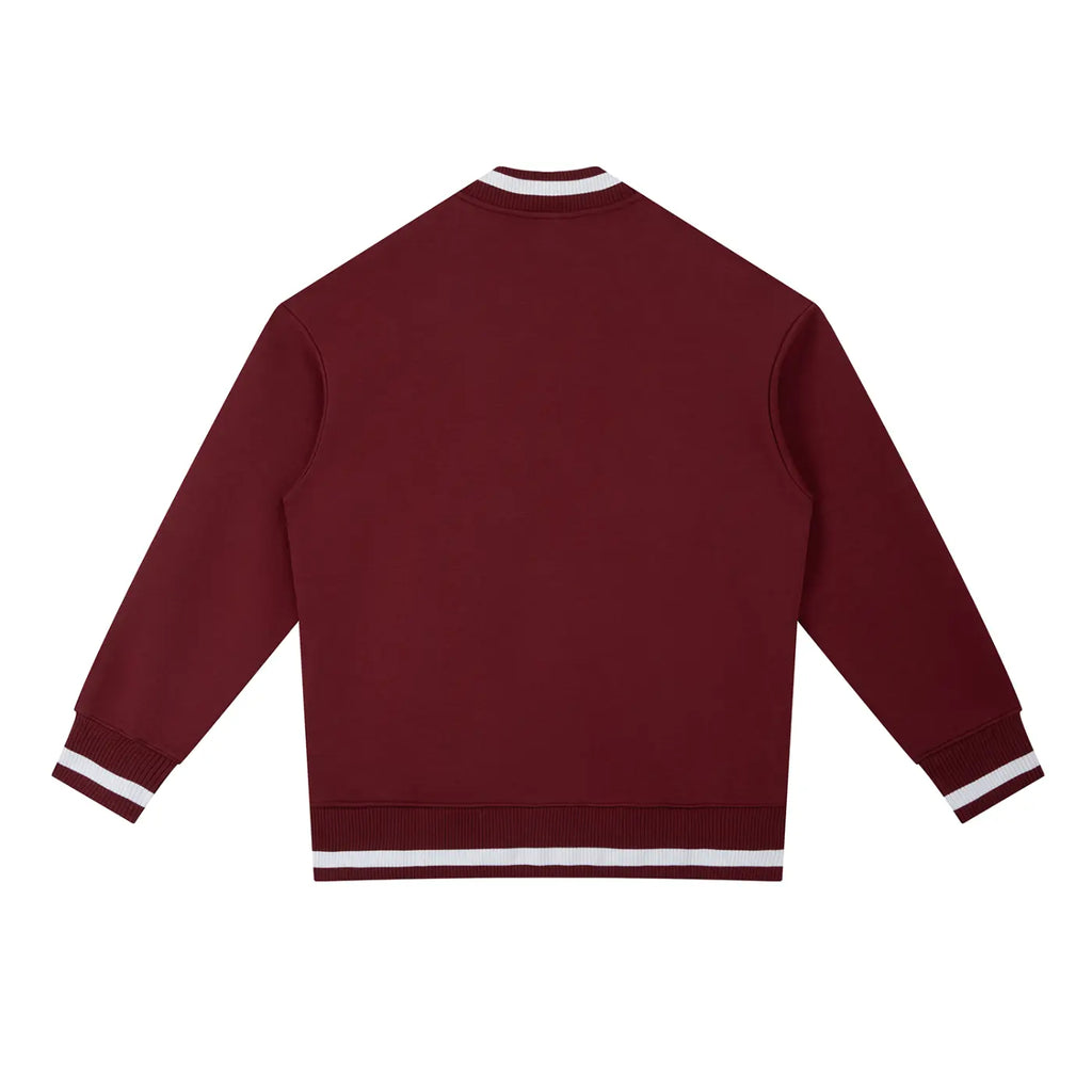 Contrast Piping Zip Bomber Jacket ODMPOD