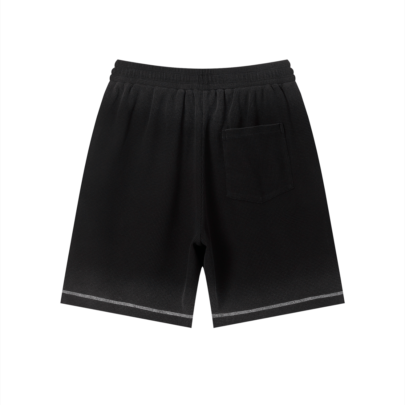 Unisex Sunfade Waffle Raw Hem Shorts ODMPOD