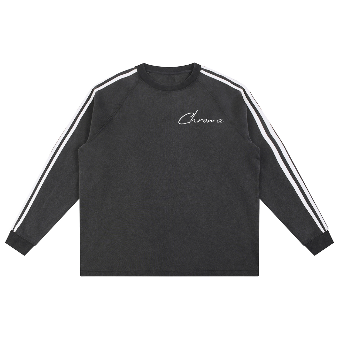 Snow Washed Contrast Tape Sweatshirt ODMPOD