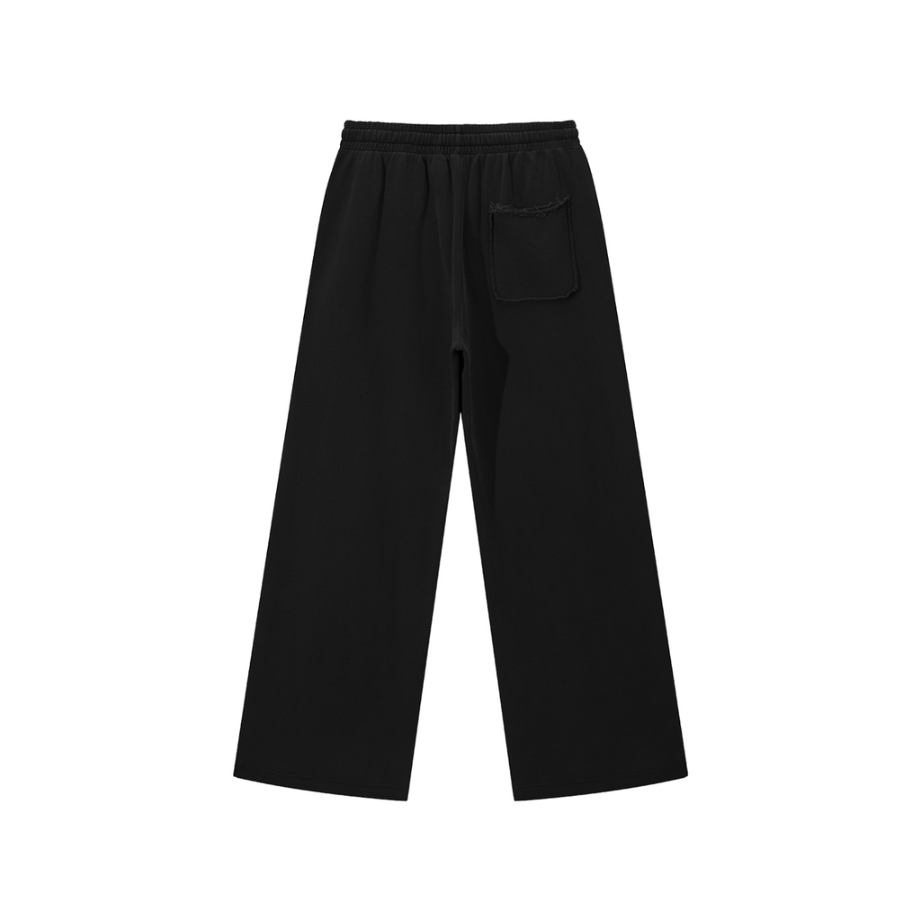 Snow Washed Raw Edge Sweatpants ODMPOD