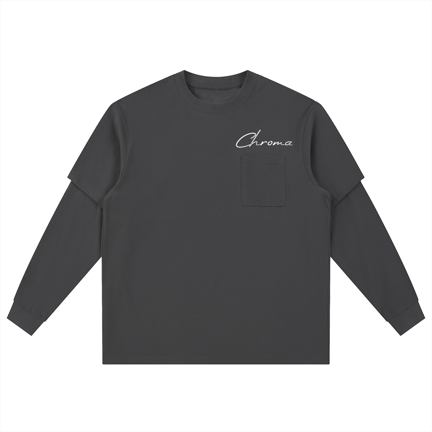 Layered Long Sleeve Oversized Tee ODMPOD