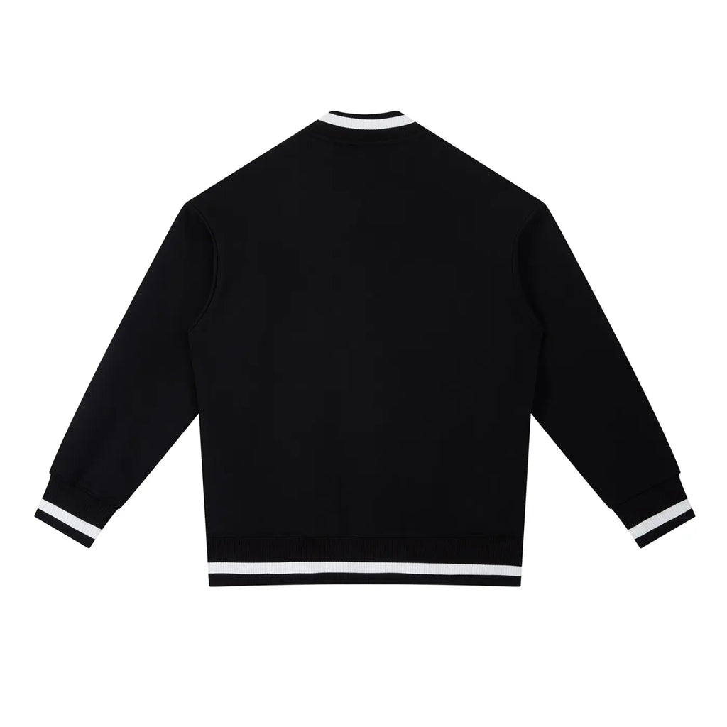 Contrast Piping Zip Bomber Jacket ODMPOD