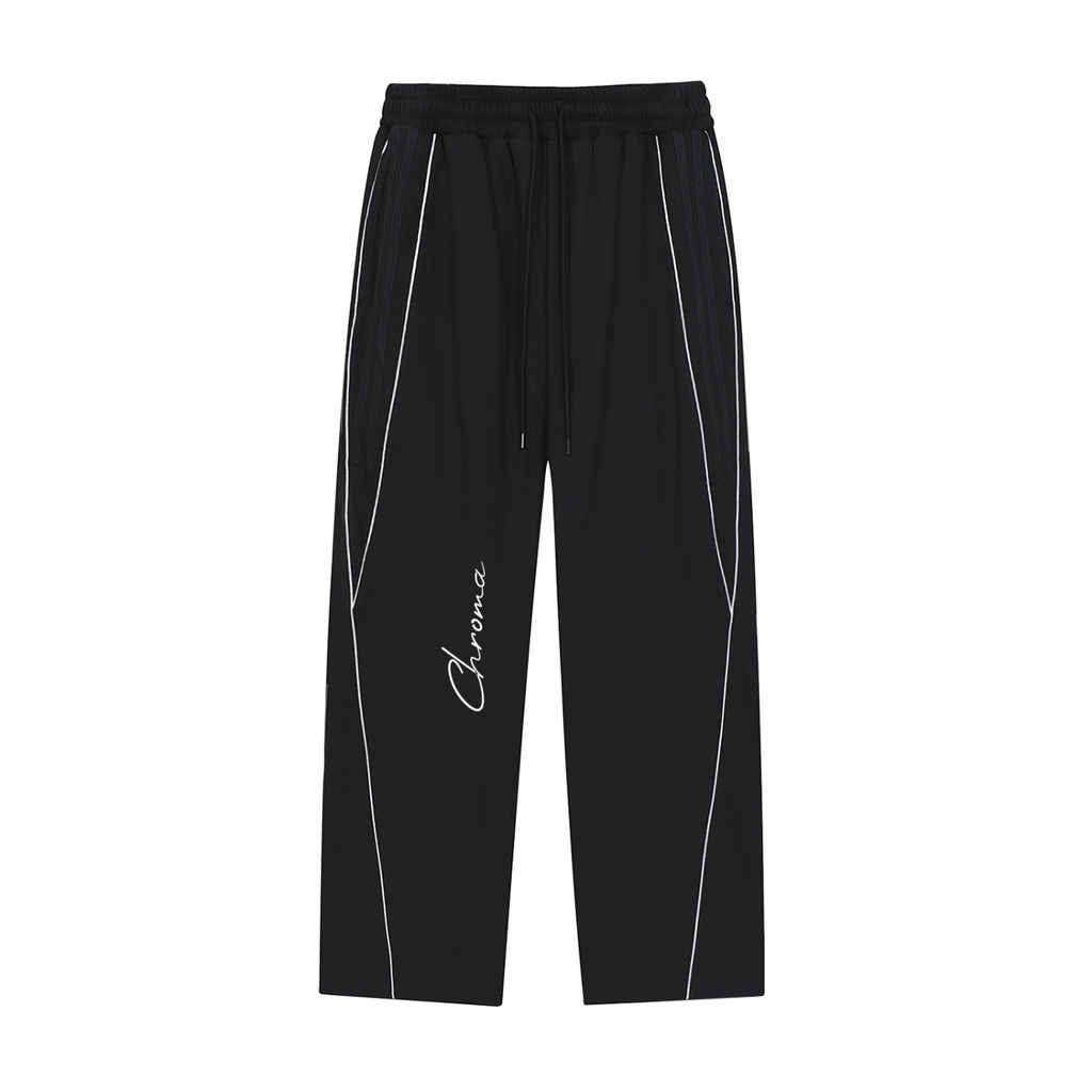 Reflection Striped Straight-Leg Sweatpants ODMPOD