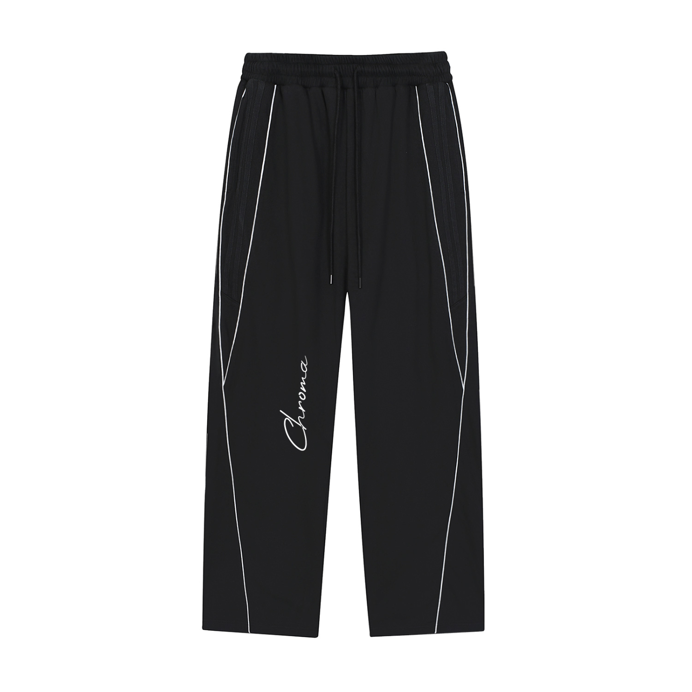 Reflection Striped Straight-Leg Sweatpants ODMPOD