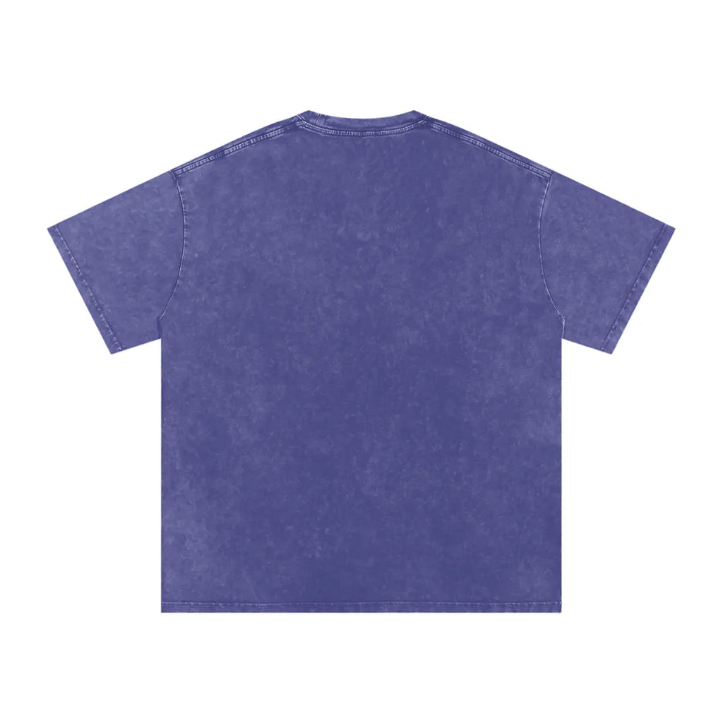 Snow Washed Oversized Cotton T-Shirt ODMPOD