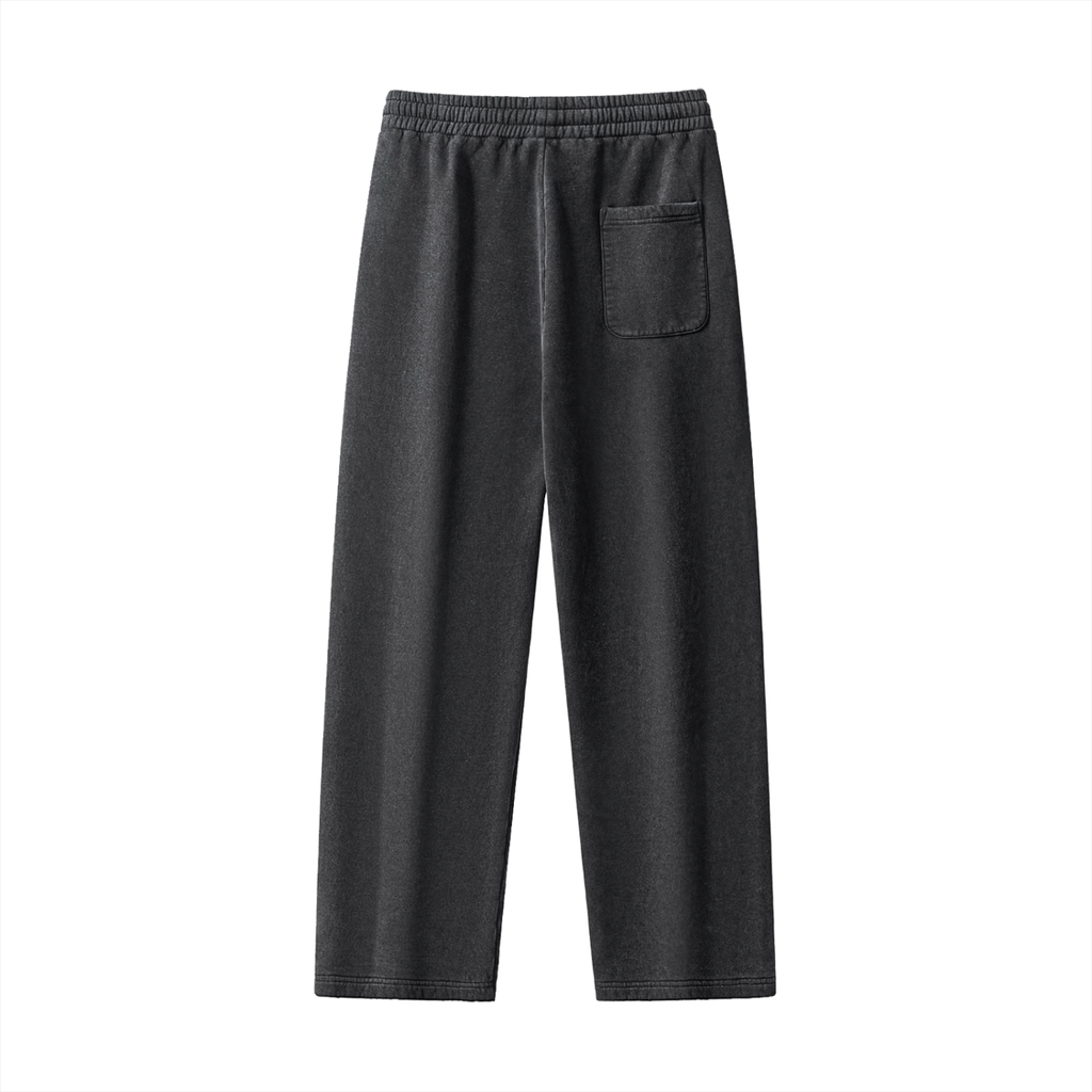 Frayed Enzyme Washed Fleece Sweatpants ODMPOD
