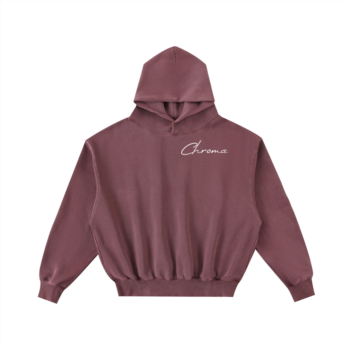 Frayed Enzyme Washed Fleece Hoodie ODMPOD