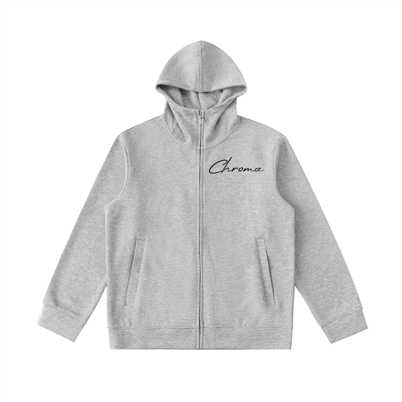 Essential Heavyweight High Neck  Zip-Up Hoodie ODMPOD