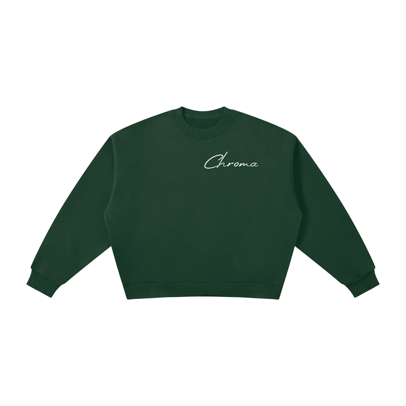 Boxy Fleece Crewneck Sweatshirt ODMPOD
