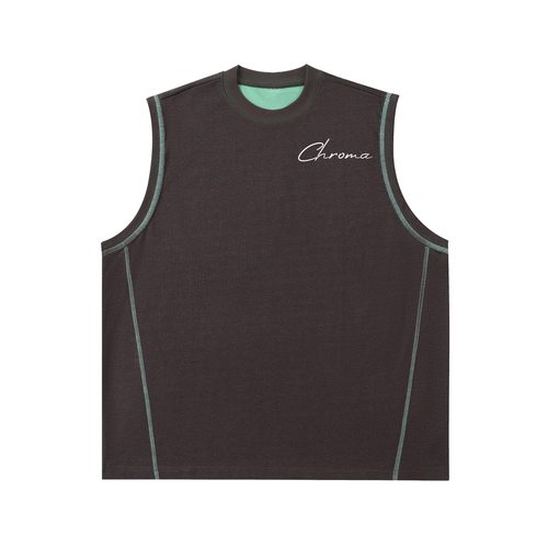 Contrast Panel Cooling Performance Tank Top ODMPOD