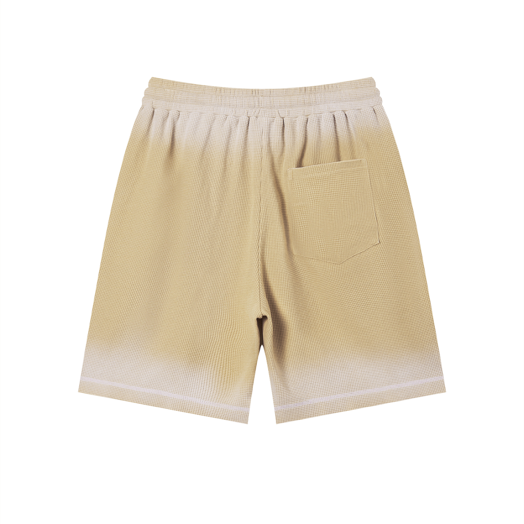 Unisex Sunfade Waffle Raw Hem Shorts ODMPOD