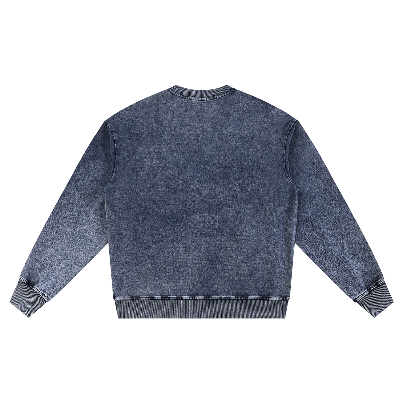 Snow Wash Oversized Crewneck Sweatshirt ODMPOD