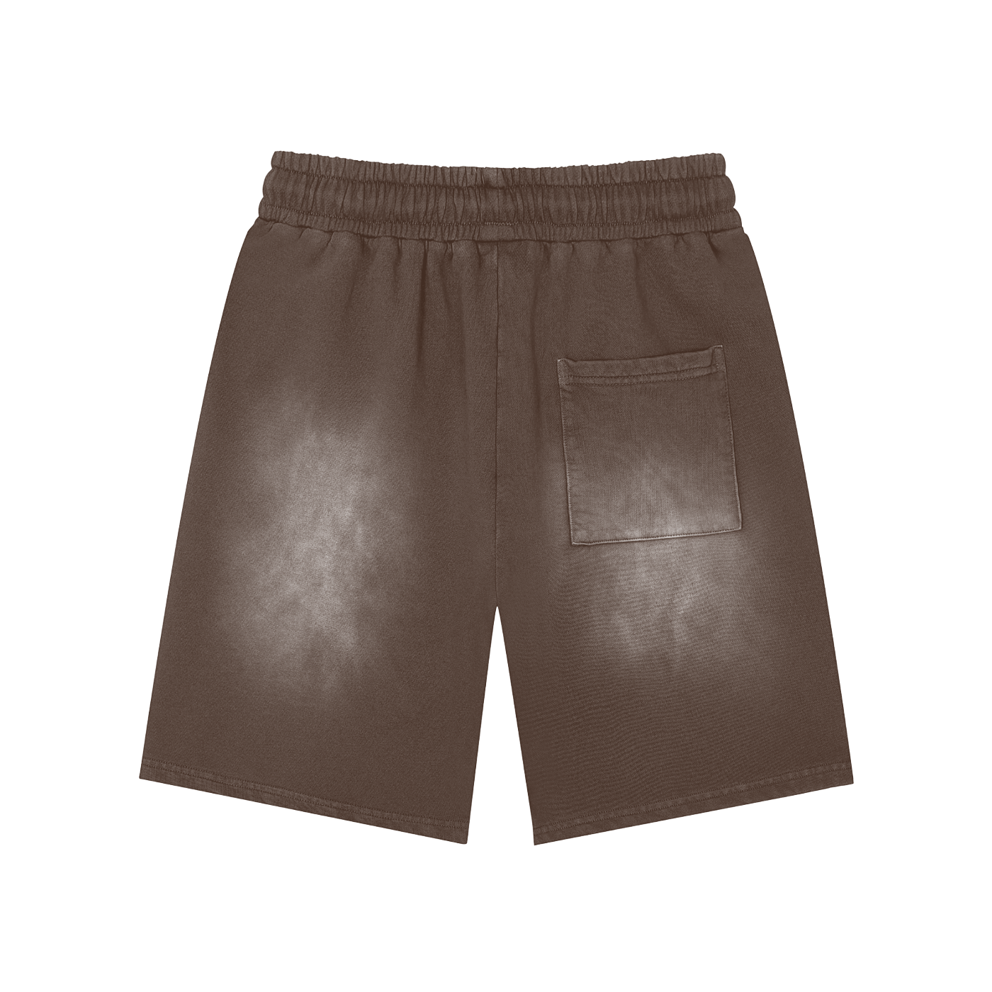 Rectangle Patch Monkey Washed Shorts ODMPOD