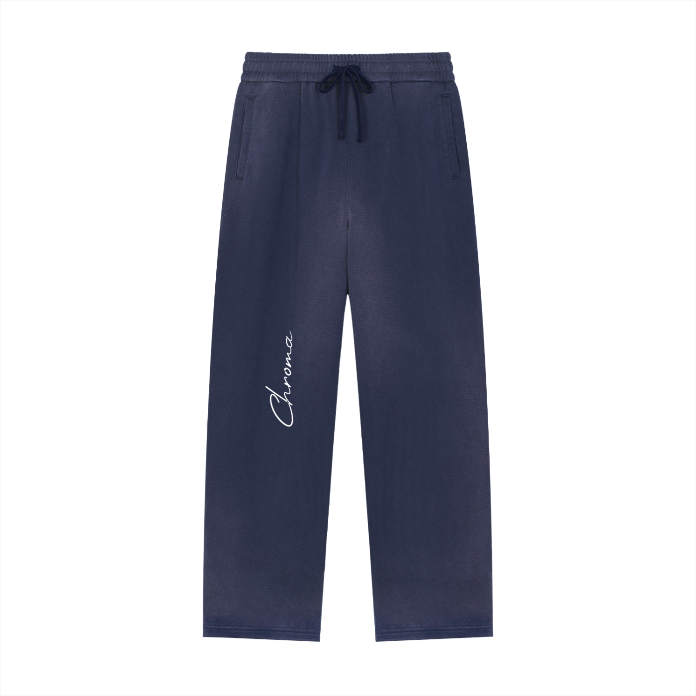 Sun Fade Raw Edge Straight-Leg Sweatpants ODMPOD