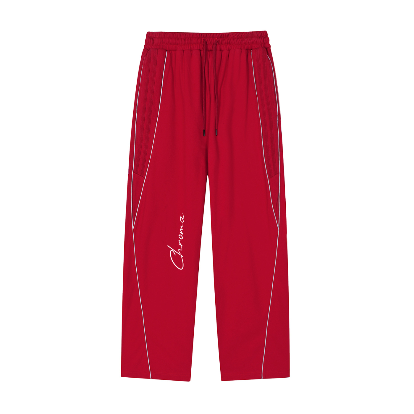 Reflection Striped Straight-Leg Sweatpants ODMPOD
