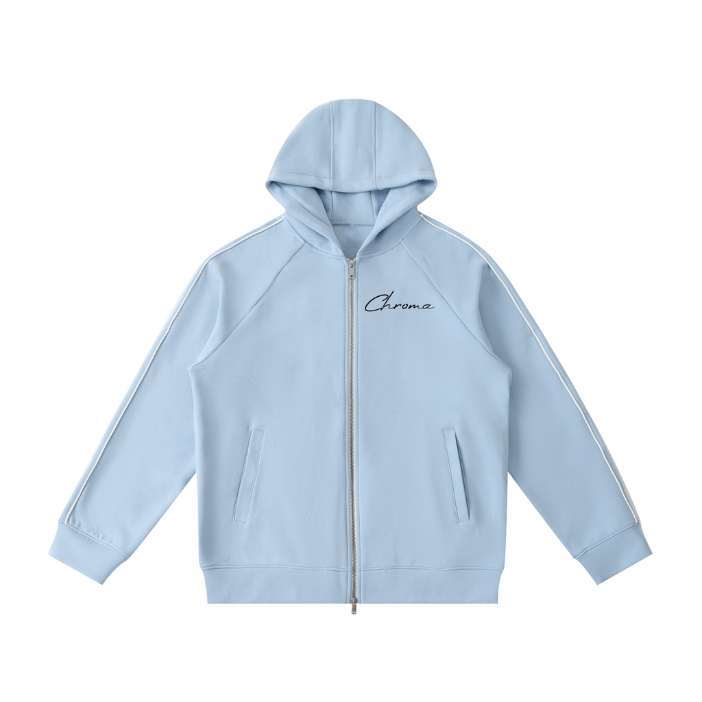 Heavyweight Raglan Sleeve Zip Hoodie ODMPOD