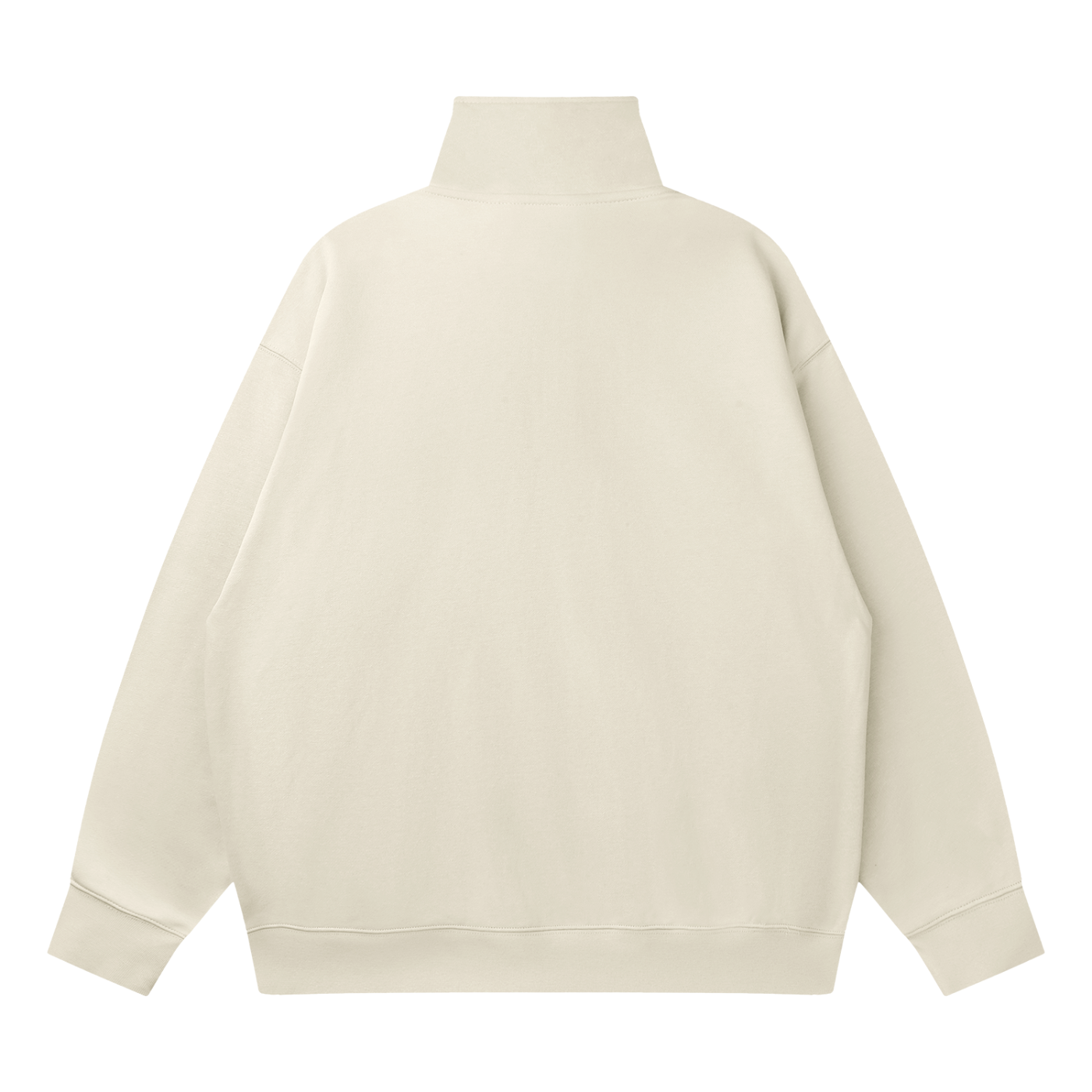 Quarter-Zip Drop Shoulder Sweatshirt ODMPOD