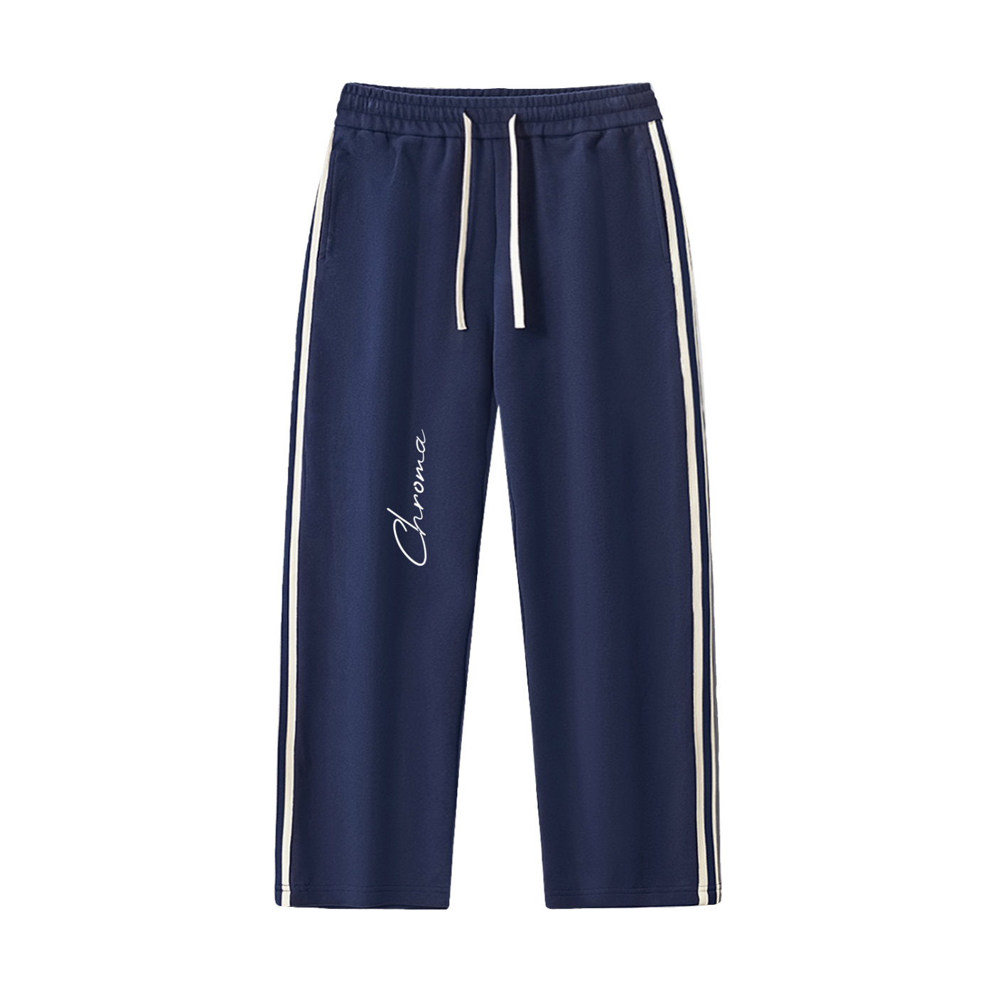 Contrast Side-Stripe Straight-Leg  Pants ODMPOD