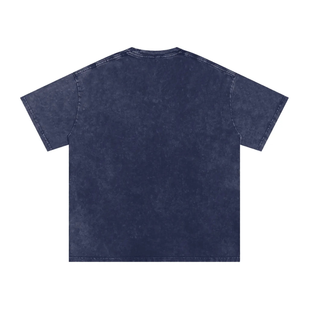 Snow Washed Oversized Cotton T-Shirt ODMPOD