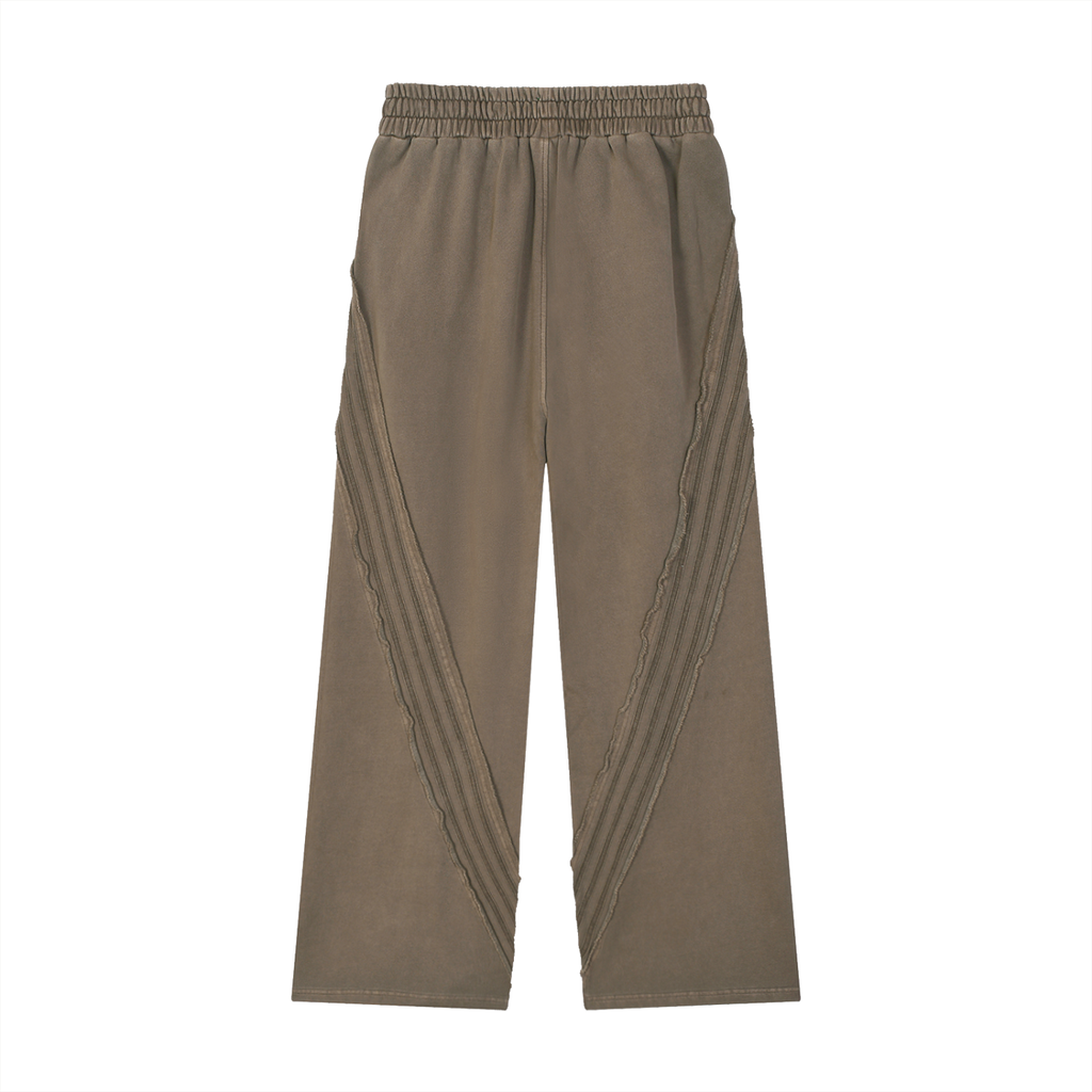 Snow Washed Tape Raw Edge Sweatpants ODMPOD