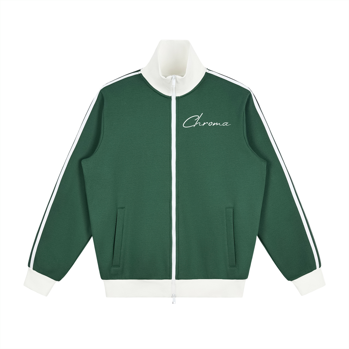 Contrast Side Stripe Fleece Track Jacket ODMPOD
