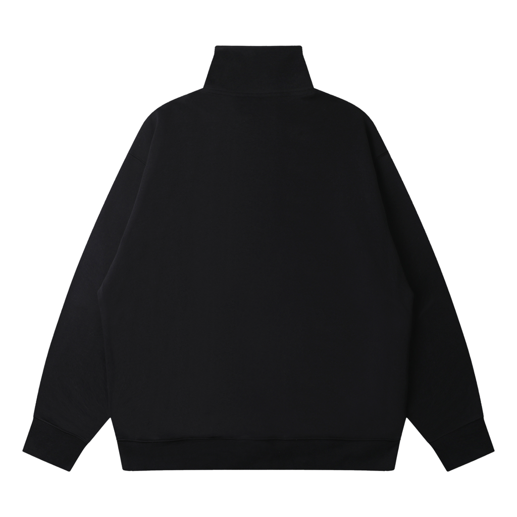 Quarter-Zip Drop Shoulder Sweatshirt ODMPOD