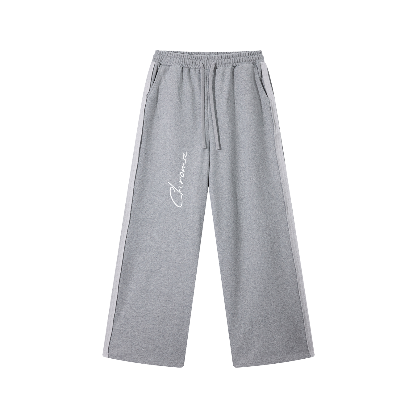 Contrast Tape Straight-Leg Sweatpants ODMPOD