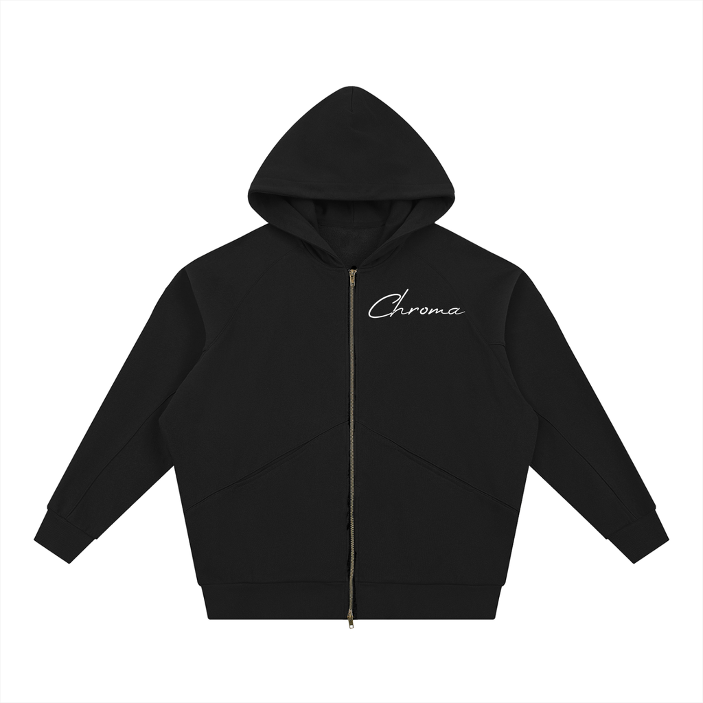 Dolman Sleeve Zip-Through Fleece  Hoodie ODMPOD