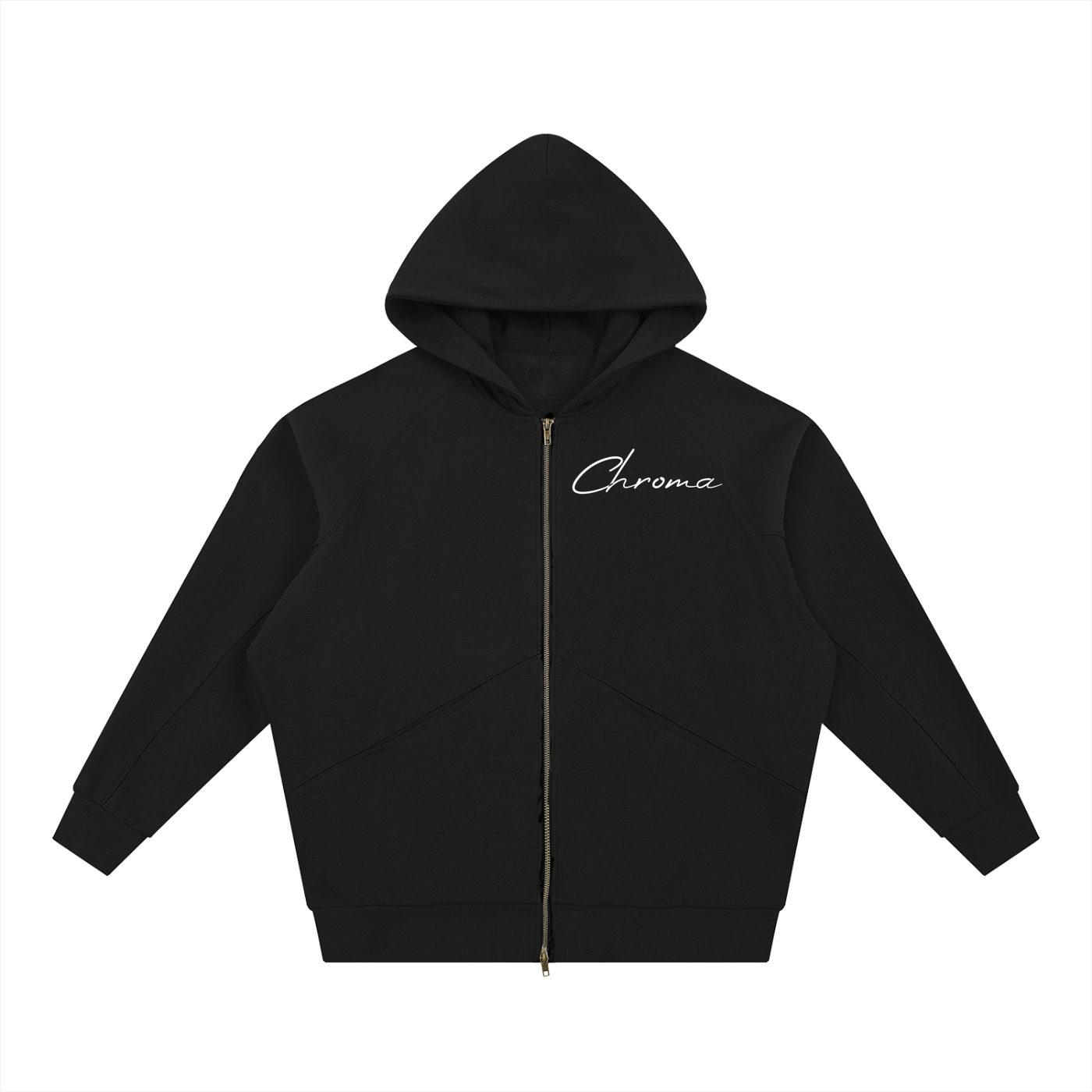 Dolman Sleeve Zip-Through Fleece  Hoodie ODMPOD