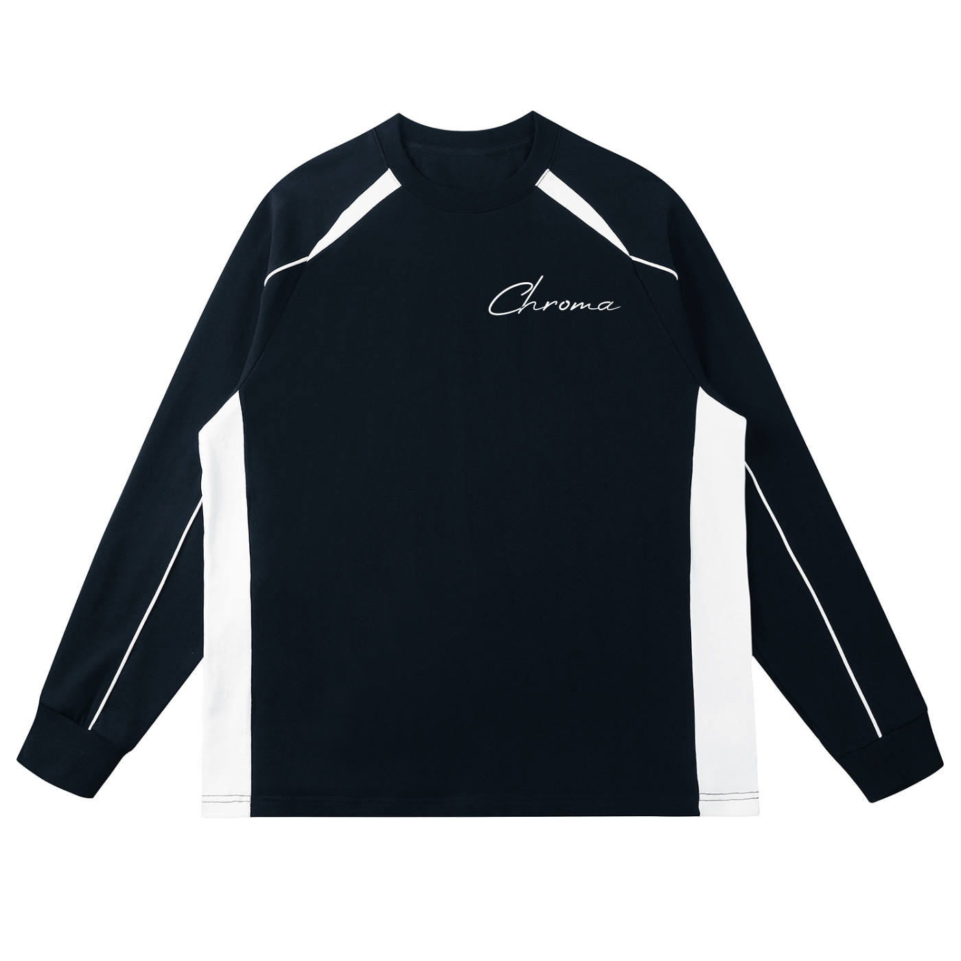 Contrast Panel Raglan Sweatshirt ODMPOD