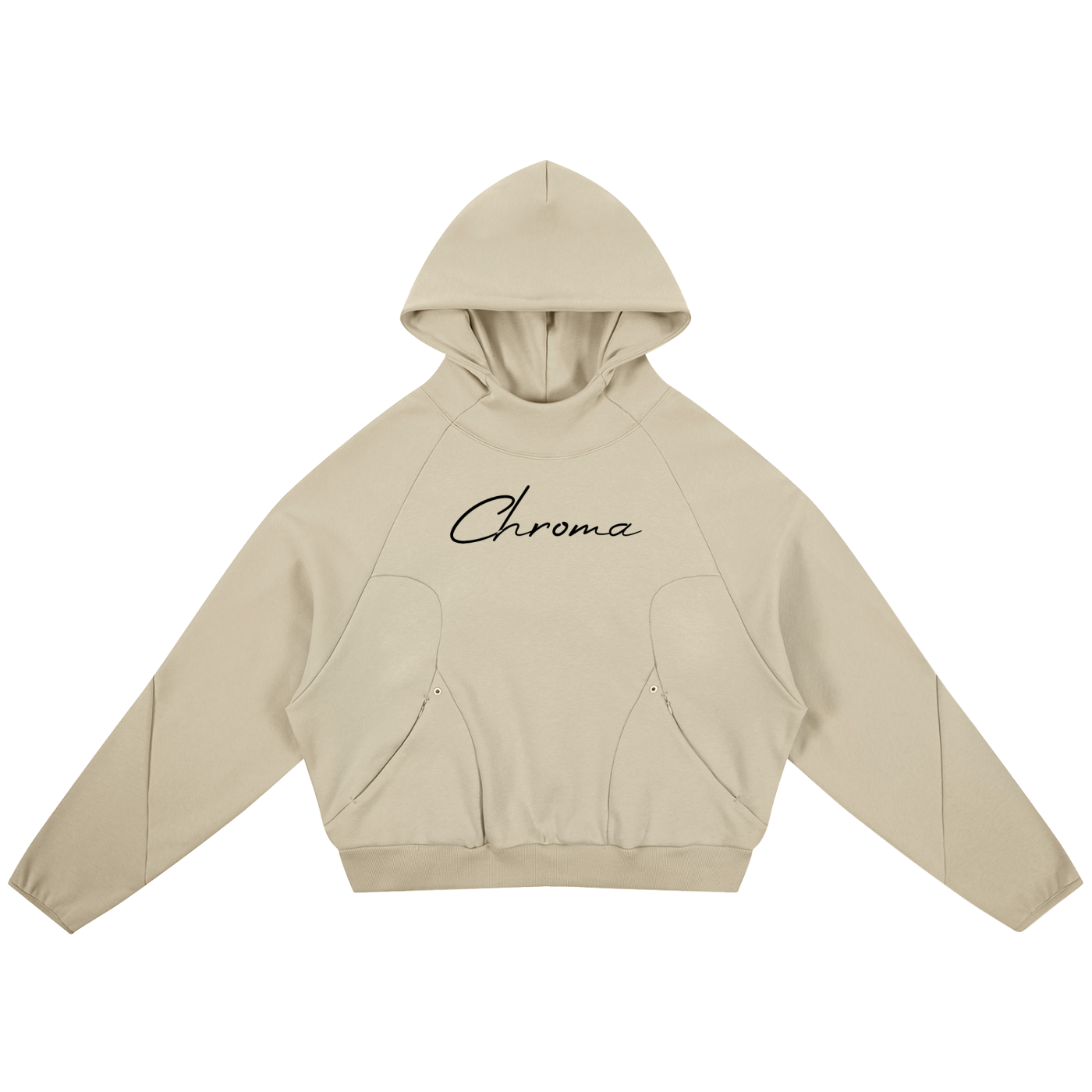 Curved Panel Raglan Hoodie ODMPOD