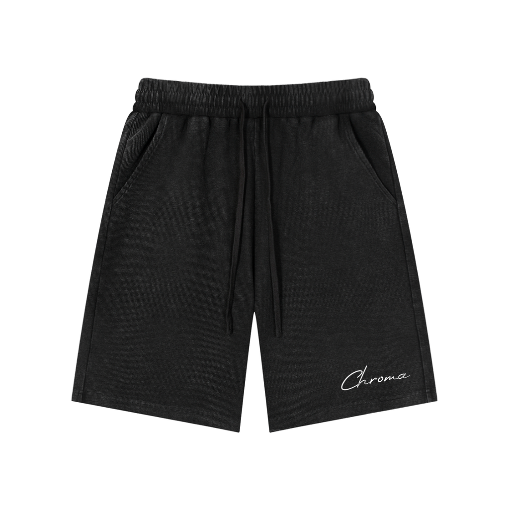 Mineral Wash Waffle Knit Shorts ODMPOD