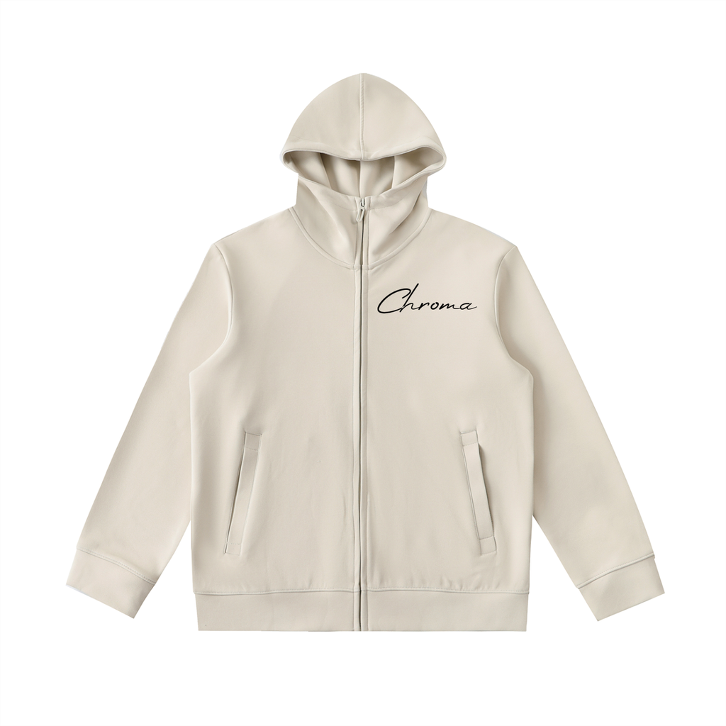 Essential Heavyweight High Neck  Zip-Up Hoodie ODMPOD
